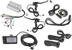 E-Bike Electric 36V/48V 1500W Dilwe Brushless Motor Speed Controller, Sensitive Brushless Motor Controller LCD Panel cardinal iceberg proactive chance utmost Kit for 