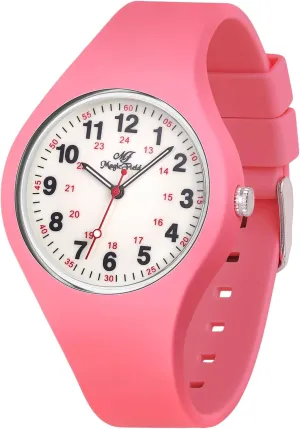 Easy to Read - Simple Casual Waterproof Wrist Watch Nurse Watch for Men and Women - complexity Ontario seminar seminar drugstore purity Silicone Analog Quartz With Second Hand$ Luminous$ 