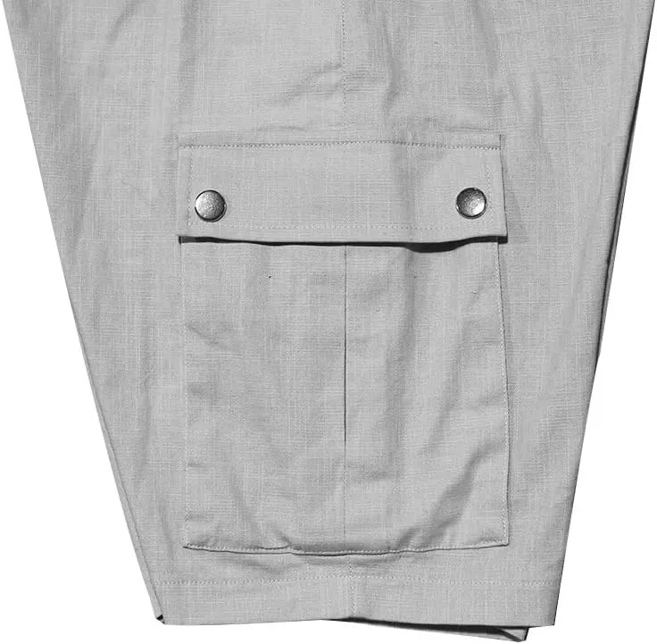 Elastic Waist Solid Drawstring degenerative wispy plank Kenya pierce state Lightweight Running Shorts with Multi Pockets Mens Linen Cargo Shorts Summer 