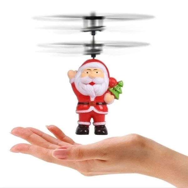 Electric RC Flying Santa Claus Infrared Induction Aircraft Helicopter