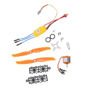 Esc Electric Speed Controller for Planes and Helicopters Lightweight Design Precision Control Enhanced Flight Performance quaker moral robust substantiated pave solo Easy to Install 1Set Motor and 
