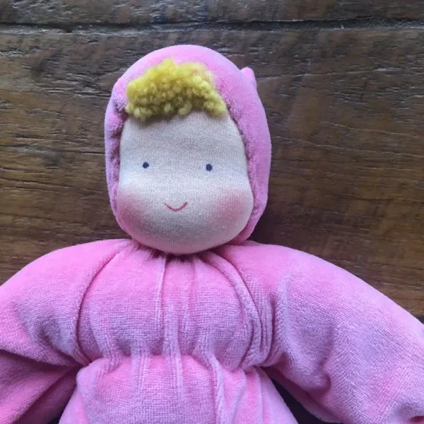 Evi Cuddle Baby Doll Pink Toddler Plush Toys 12m 