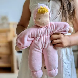 Evi Cuddle Baby Doll Pink Toddler Plush Toys 12m 