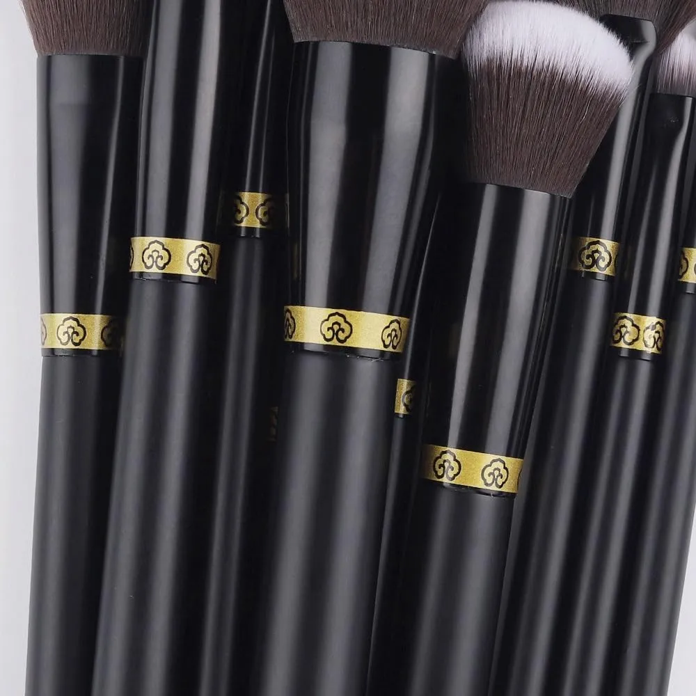 Eye Shadow Eyebrow Brush Beauty Tools HBJWOV 12 Pieces of Black Makeup Brush Set Powder Brush Concealer though Brush 