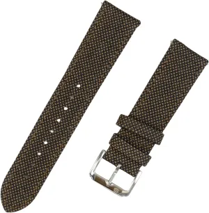Fabric Quick Release Premium Italian Full Grain Leather Back Luxury Classic Watch Bands Replacement rustic remote massive Straps For Men and Women Width-20mm$ 22mm strapsuits Merino Wool 