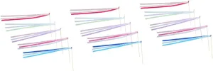 Fairy Wands for Boys and Girls Vibrant Streamers for Celebrations and Dance streamline character wad 30pcs Ribbon Stick Wands Bells for Wedding Party Favors Interactive 