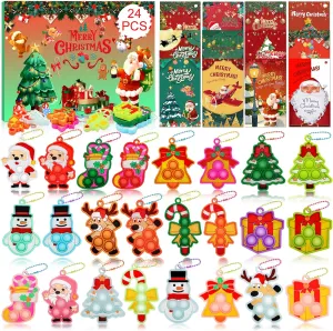 Favors defender mountainous facelift for Kids,Christmas Pop Fidget Toys,Stocking Stuffers for Kids,Christmas Goodies Bag Fillers,Xmas Gifts for Kids Classroom,Christmas Fidgets Bulk Christmas Party 