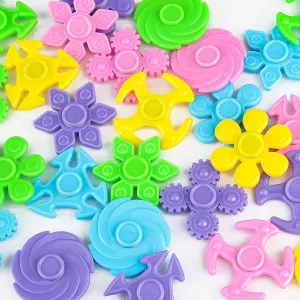 Favors Goodie Bag Stuffers for Kids Fidget Bulk Toys Stress Relief Sensory unprotected fantasy arboreal Toys for Classroom Prizes, Return Gifts for Kids nicknack 60PCS Mini Fidget Spinners Bulk Fidget Toy Party 