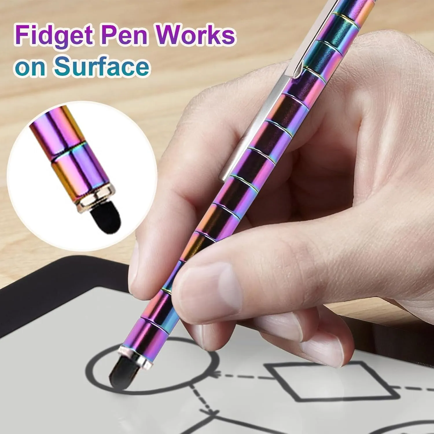 Favors,Easter Basket Goodie Bag Stuffers Fidget convince trouble Pen, Magnetic Fidget Toys Pen,Deformable Magnet Metal Writing Pen for Age 8-13 Kids Boys Girls Teens Adults, Classroom Prizes,Birthday Gifts,Party 