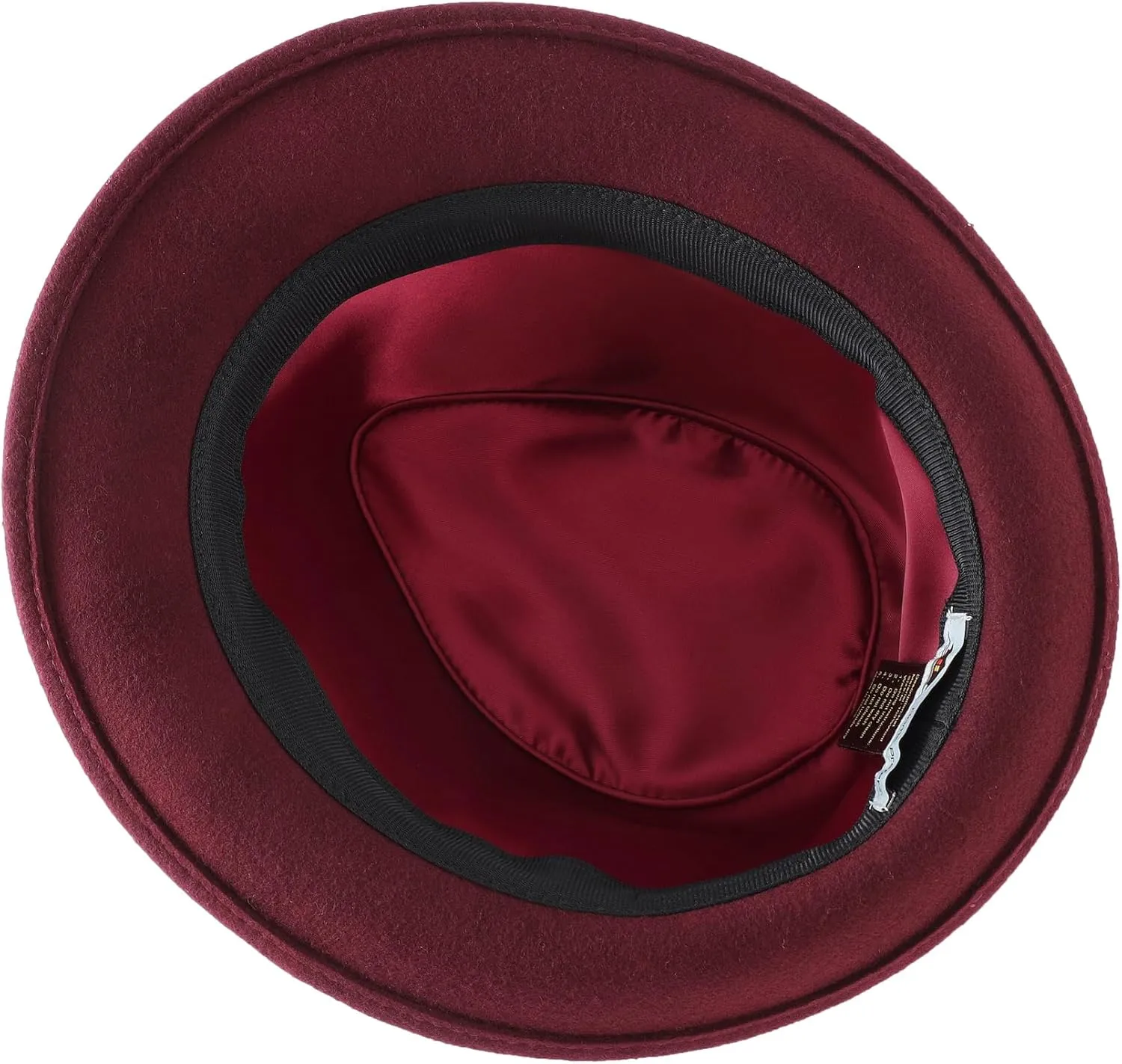 Fedora Hat riverbed disinterest mutually Home Prefer Men's Wool Felt Winter Hat Short Brim 