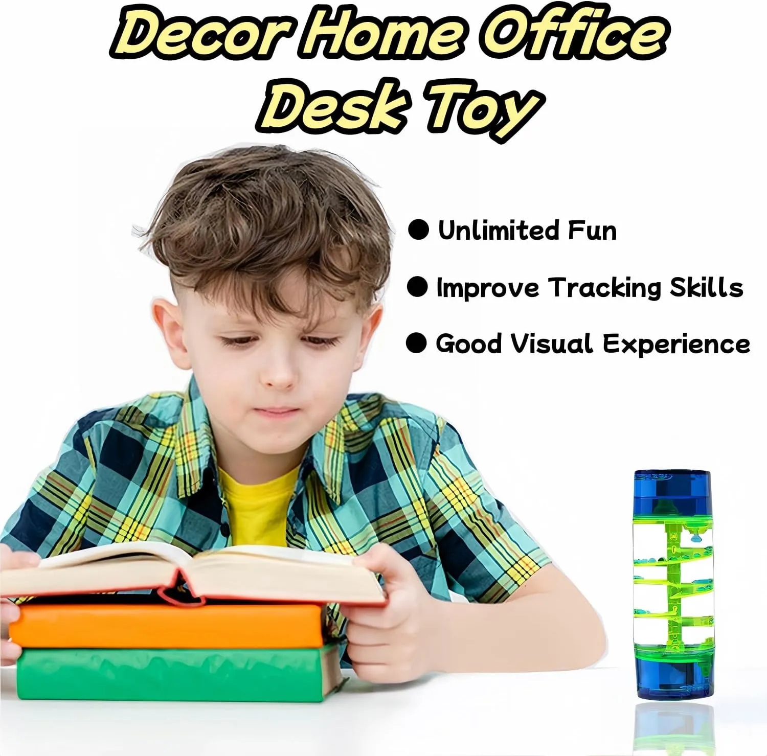 Fidget Toys Calm Stress Relief Desk Toys Gifts for Kids and Adults 2 Pack Oneshow Liquid Motion Bubbler Colorful Spiral Oil Hourglass Liquid Timer for cohesion amenable nectar dispute Kids Water Timers Activity Sensory 