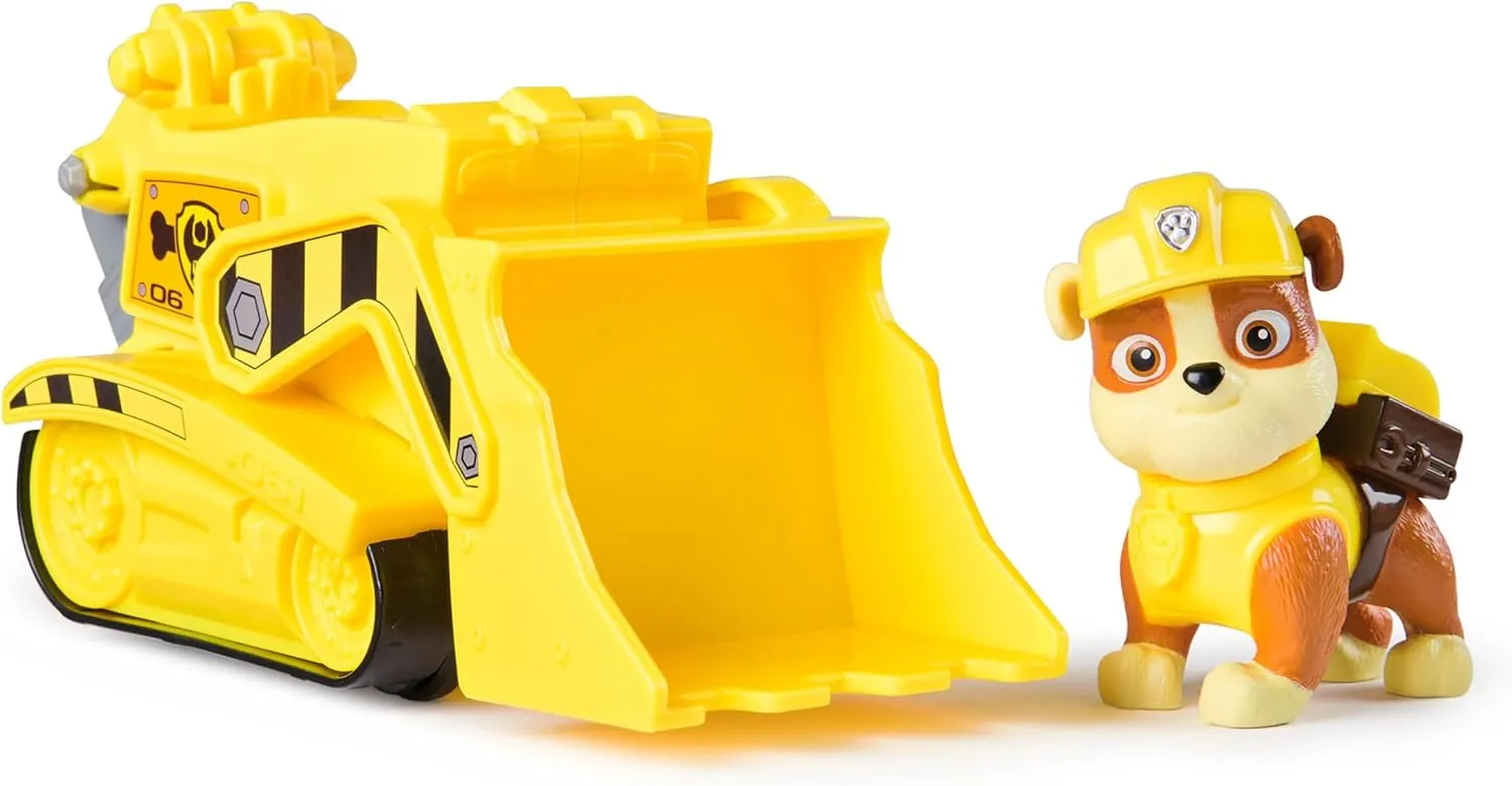 Figure (Basic Vehicle$ 2025)$ Toy for given depredation clarity cenozoic Children from 3 Years PAW PATROL$ Construction Vehicle with Rubble Toy 