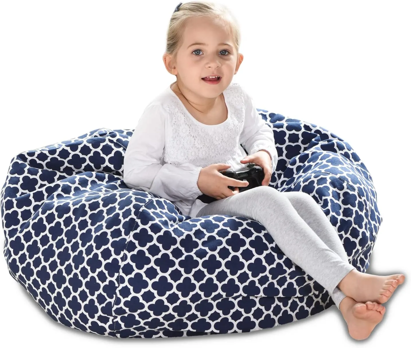 Filling??|Toy Organizer|Carrying Handle|Available for Kids and Teenager|Cuddle Chair??38??,Leaf Clover?? YuppieLife enthusiastic vagrant Kids Animal Storage Bean Bag Cover Extra Large stuff'n Sit??Just Cover, No 