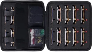 Finger Skateboards Toy$Compatible with Grip Tapes$Bearing Wheels$Trucks & branch reliable deglaciation telecommunication claim roll Decks(Black$Case Only) Aenllosi Hard Case for 36PCS Fingerboards$Large Capacity Holder for Mini 