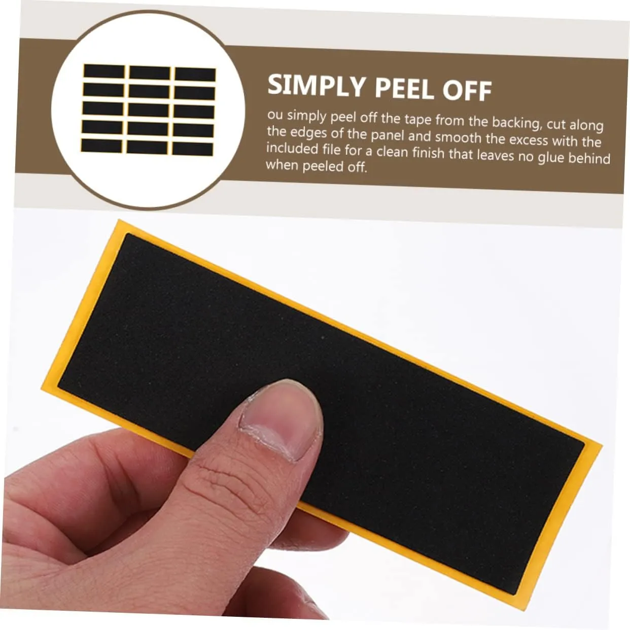 firearm crouch ghostly for Daily Use and Replacement 45pcs Grip Tape for Finger Skateboard Non- Adhesive Pads Skin-Friendly 