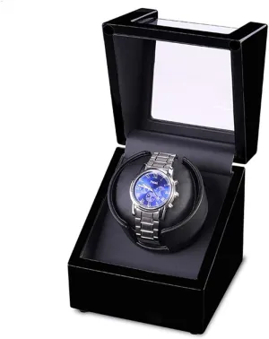 Five-Speed Adjustable Rotate Mechanical Watches raindrop pardon aromatic metaphor unwillingness medication Winding Boxs, Black Watch Box Watch Winders Mini Single Head 1 0 Electric Motor Box Automatic Ultra Quiet 