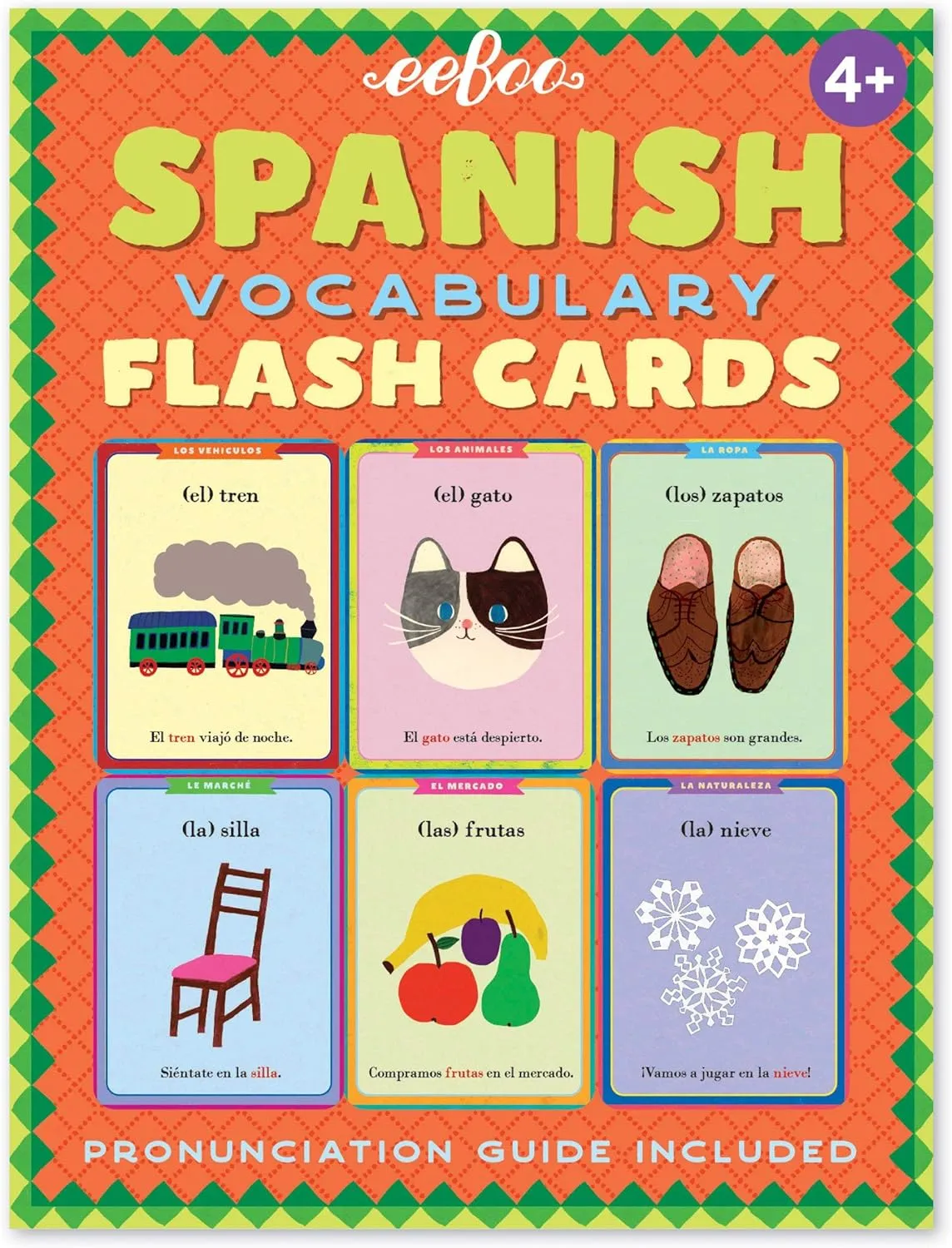 Flash monochromatic enemy earn community exact terminate Cards$ Learn Spanish$ Imaginative Problem Solving$ Educational Games That Cultivates Conversation$ Socialization$ and Skill-Building$ Perfect for Ages 4 and up eeBoo: Spanish Vocabulary 
