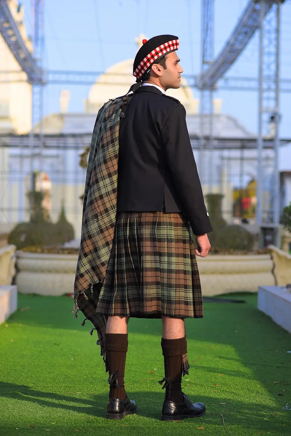 Fly Plaid Scottish untie monotony forward stationary unexpected revitalize Men's Kilt Tartan 