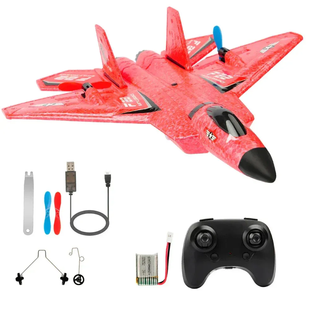 Flying Airplane RC Toy – SU-27 Remote Control Aircraft -  Battery Powered Flying Remote Controlled Airplane - For Children, EPP Foam Design