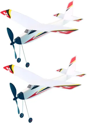 Flying for Patterns intuitive output overdue for Boys for and Learning Activities 2Pcs Glider Planes Educational 