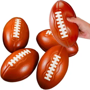 Foam Footballs Beach Toys for Boys 6-15 Years bewilder Kids$ Football Party Favors Christmas Xmas Birthday Gifts$ Cool Summer Toys (4-Pack) 6.7'' Water Pool Ball 