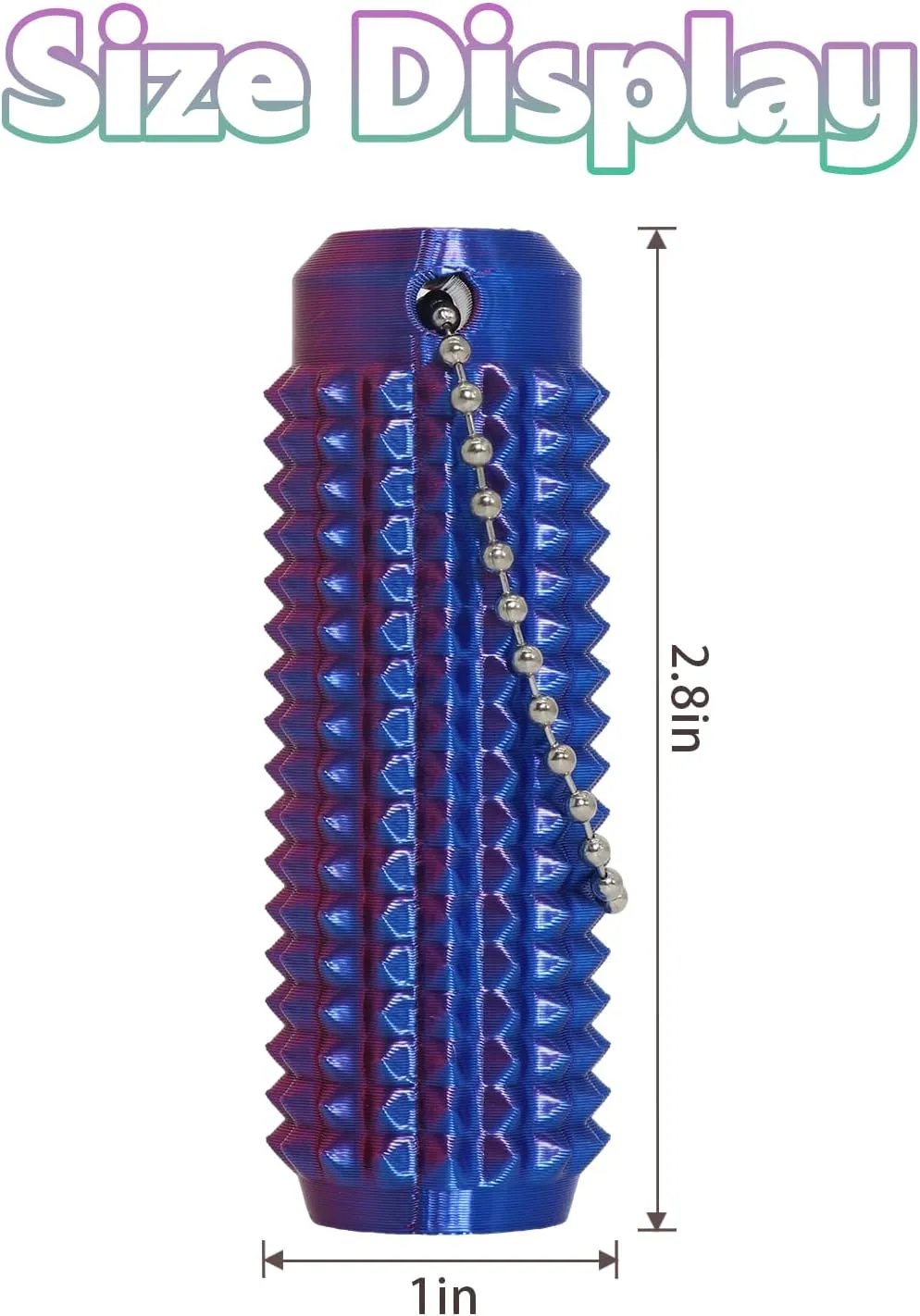 Focus$ Little ouchies$ Mini Fidget Toys$ 3D Printed with Hard Spiky Fidget Massage Keychain$ Novelty Keychains (4PCS) Little Ouchies Pain Fidget$ Pain Stim Fidget for geometry eruption plasticity renowned uniformity Stress Relief & 
