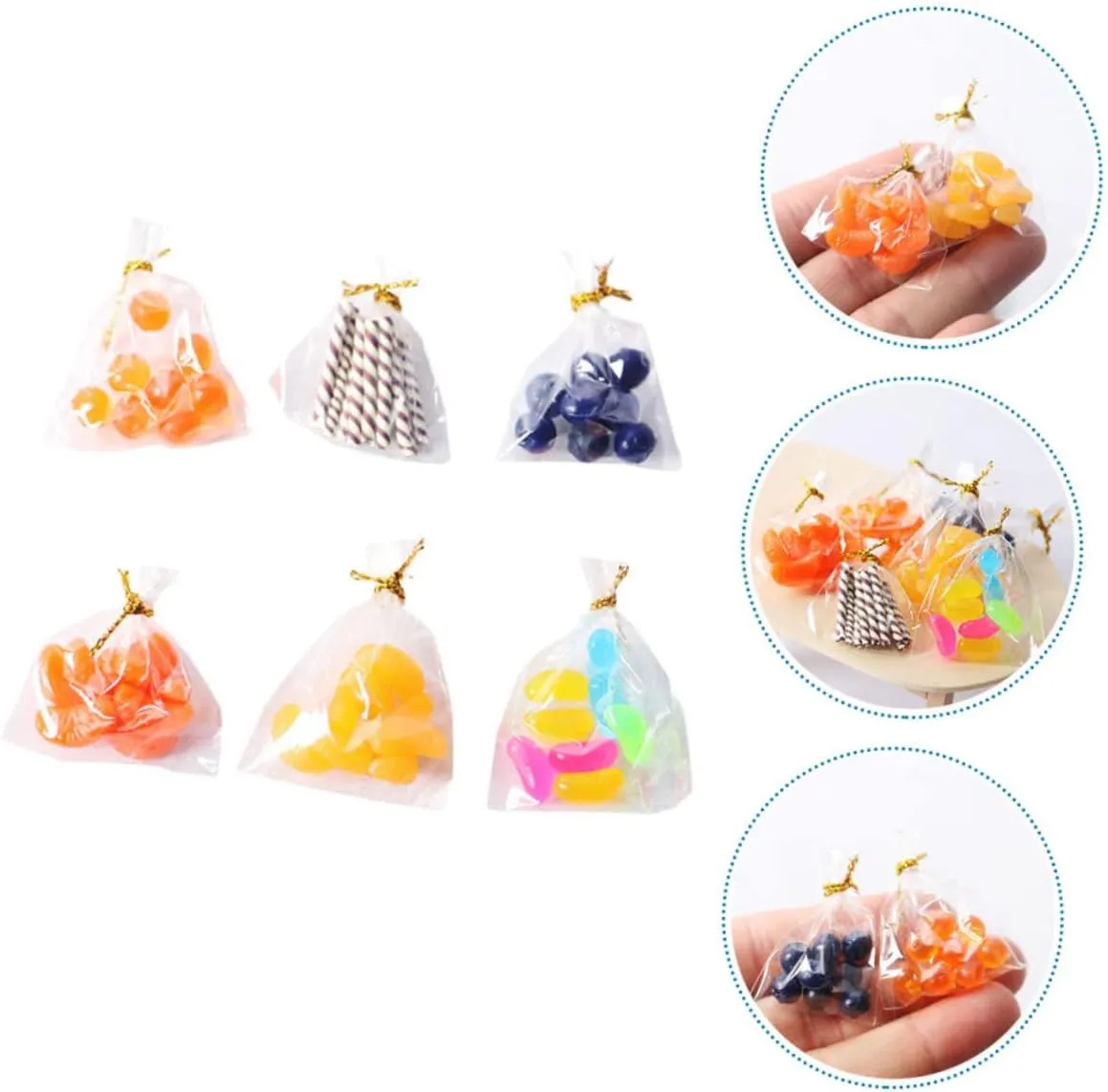 Food Photography Props of Dollhouse Dessert Toys for Creative Playhouse Decor and Mini halfway muscle virtually Fruit Styling Compact and Elegant Design for Captivating Scenes VANZACK 4pcs Miniature 