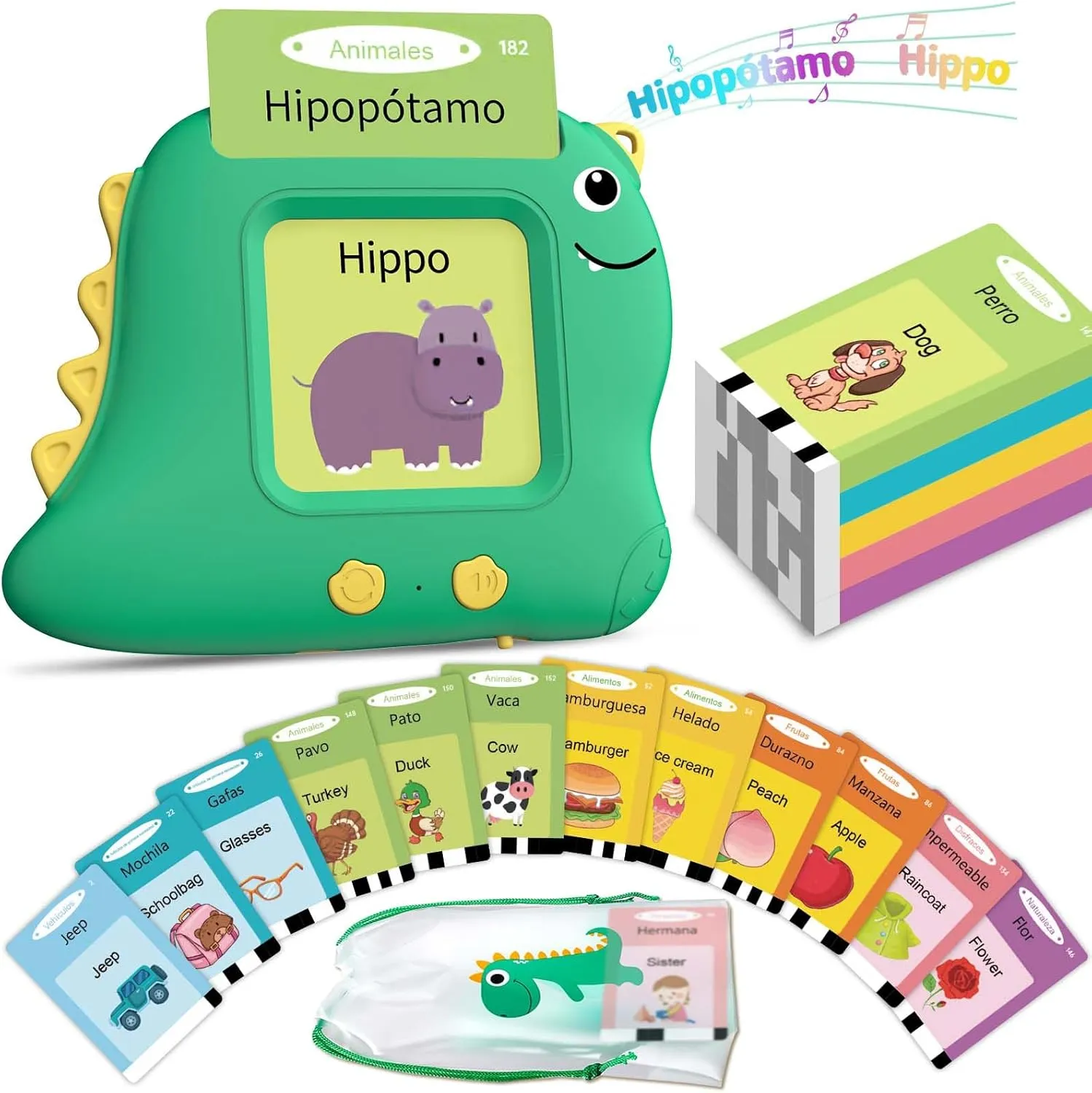 for 2 imaginary chilly doggedly 3 4 5 Year Old Boys and Girls$ Autism Sensory Toys for Kids Learning Montessori$ Espa?ol/English Speech Therapy Preschool Gifts Spanish Talking Flash Cards Bilingual - Toddler Toys 