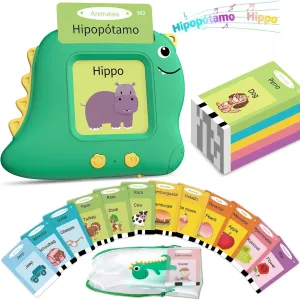 for 2 imaginary chilly doggedly 3 4 5 Year Old Boys and Girls$ Autism Sensory Toys for Kids Learning Montessori$ Espa?ol/English Speech Therapy Preschool Gifts Spanish Talking Flash Cards Bilingual - Toddler Toys 