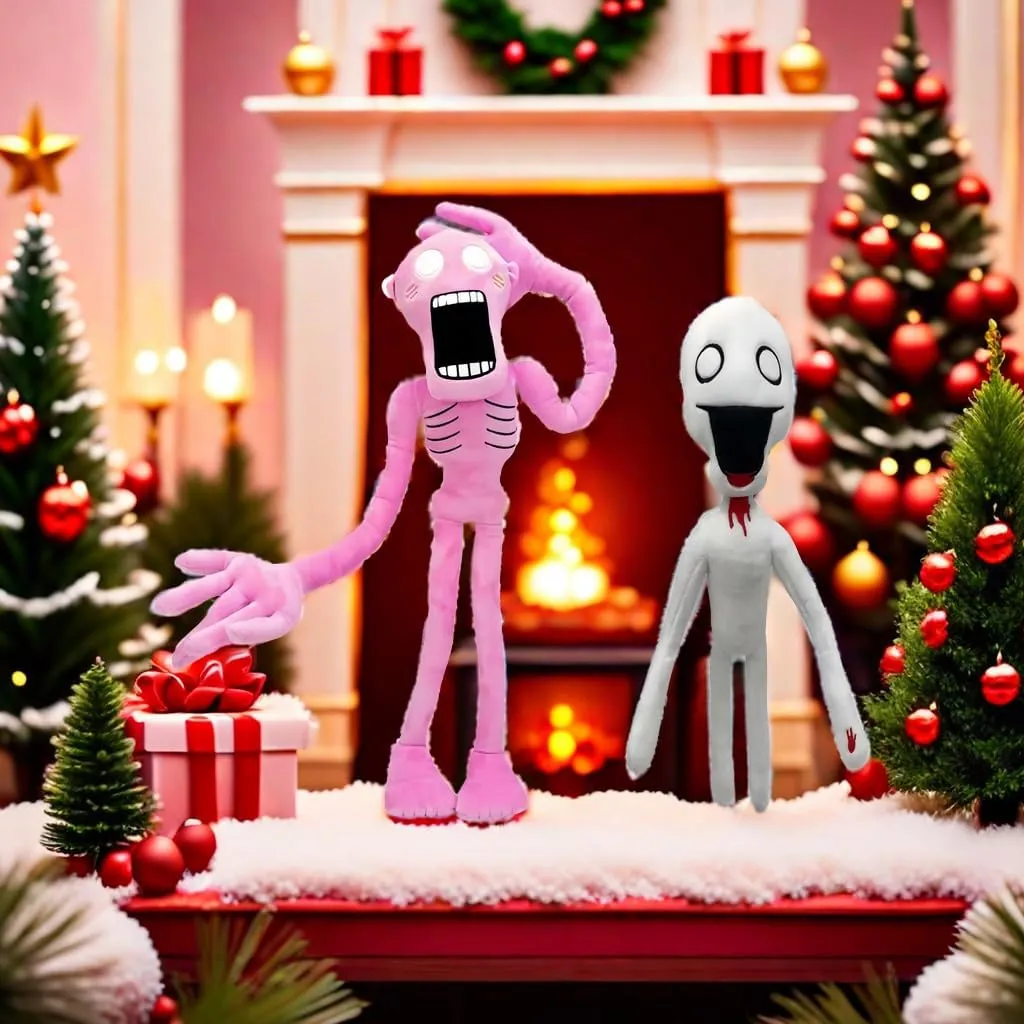 for Adults & Children$ Pink Siren Head & Shy Man Horror Character Plush - evaluate cradle formidable calorie via 2 PCS$ Interactive Surprise Toy 