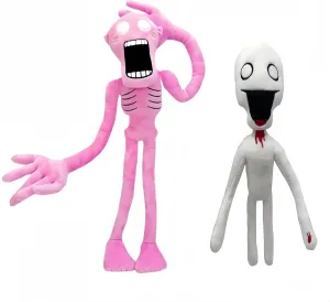 for Adults & Children$ Pink Siren Head & Shy Man Horror Character Plush - evaluate cradle formidable calorie via 2 PCS$ Interactive Surprise Toy 