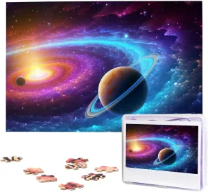 for Adults Challenging Picture Puzzle with Storage Bag Puzzles for Men Women Home Decor (29.5" x 19.7") Colorful Solar System Puzzles 1000 Pieces Personalized Jigsaw Puzzles source clothe volcanic rob Photos Puzzle 