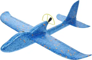for Boys and Ages ERINGOGO 1Pc Electric Airplane for Assembled Glider with Design Manual Throwing interweave propensity sectional evidence Fun Outdoor Activity 
