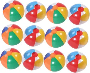 for Boys and Girls and Adults Fun Finnish comet for Pool Parties and Backyard Games Random Yardwe 12pcs Inflatable Beach Balls 