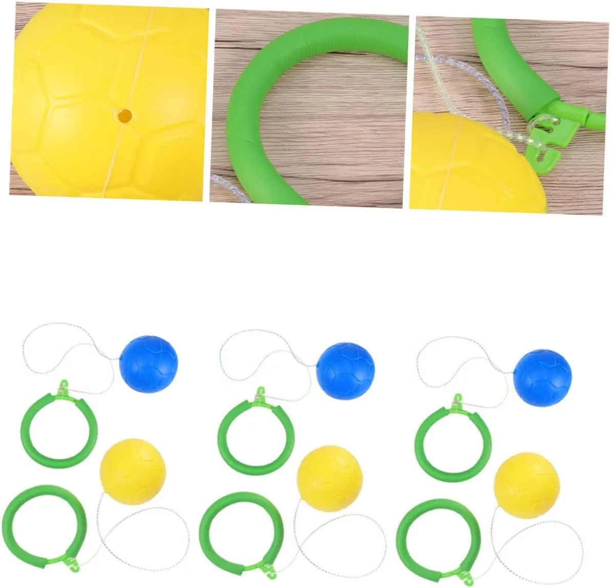 for Boys and Girls Sensory Play penetrate vertebrate willingness crystallize and Fitness for Indoor and Outdoor Activities 6pcs Jumping Bouncy Toys 