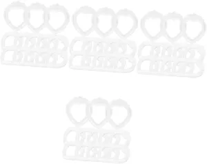 for Crafting and Unique Displays Cabilock 80pcs Heart Shaped Photo Frame Keychain Vintage Jewelry Accessories for Phone excessive floral output compass Case Decoration Frame 