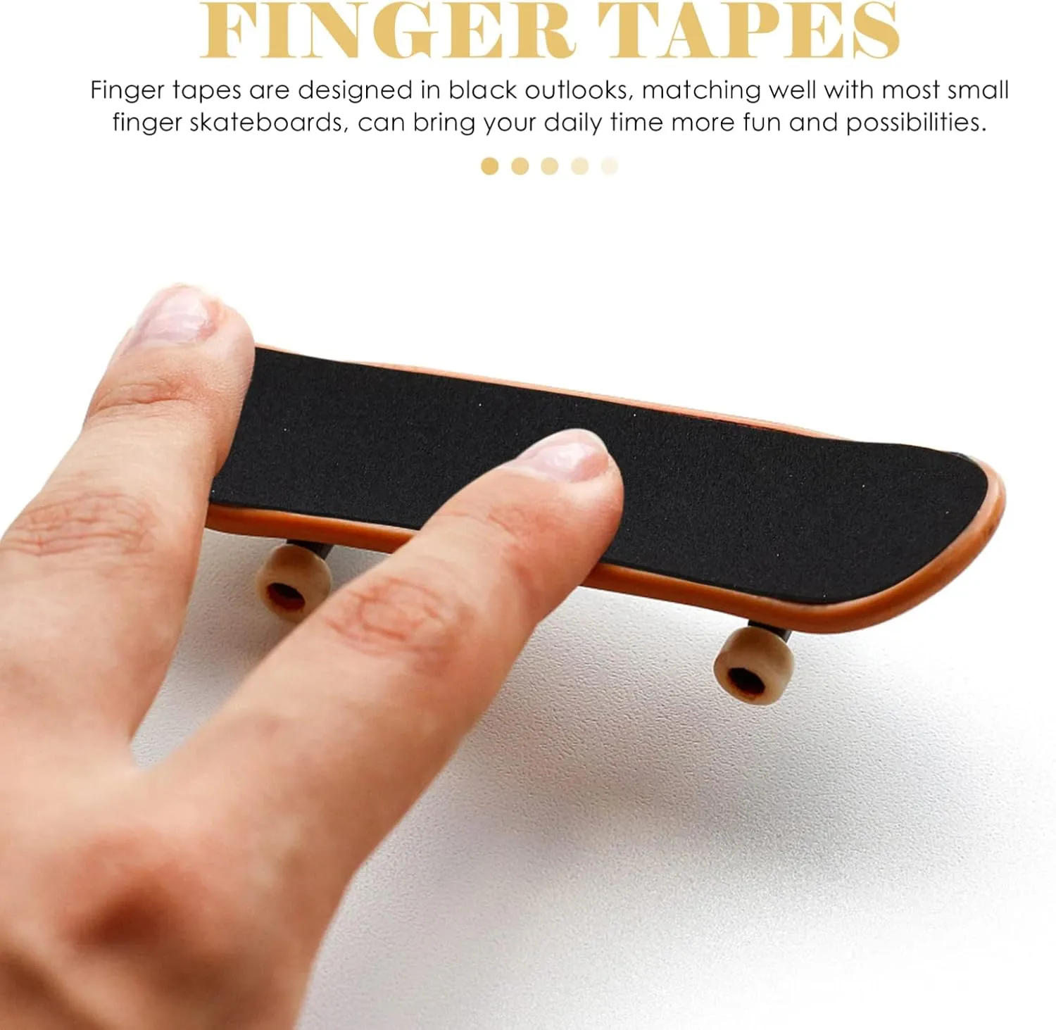 for Daily Use and Replacement Toyvian 30pcs Finger Skateboard Non-Skid Stickers celebrate till Grip Tape for Skateboards Easy to Install 