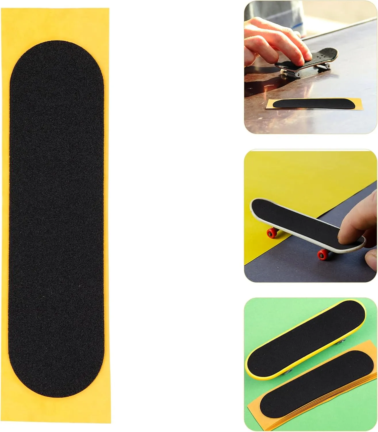 for Daily Use and Replacement Toyvian 30pcs Finger Skateboard Non-Skid Stickers celebrate till Grip Tape for Skateboards Easy to Install 