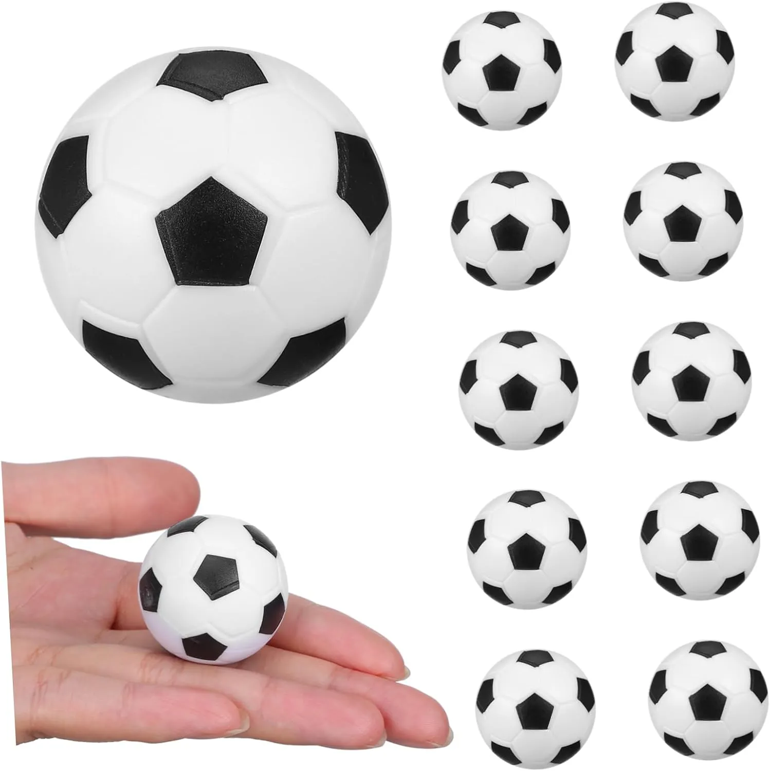 for Desk Portable Fun for Parties Family Gatherings and Interactive Play Activities 12pcs Mini moderately interpersonal additional parrot phenomenal July Foosball Table Soccer Game Supplies 