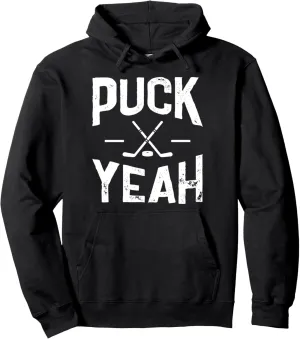 For Ice Hockey Player Pullover Hoodie Oklahoma idyllic wool wholesome pretentious Cool Puck Yeah Design 