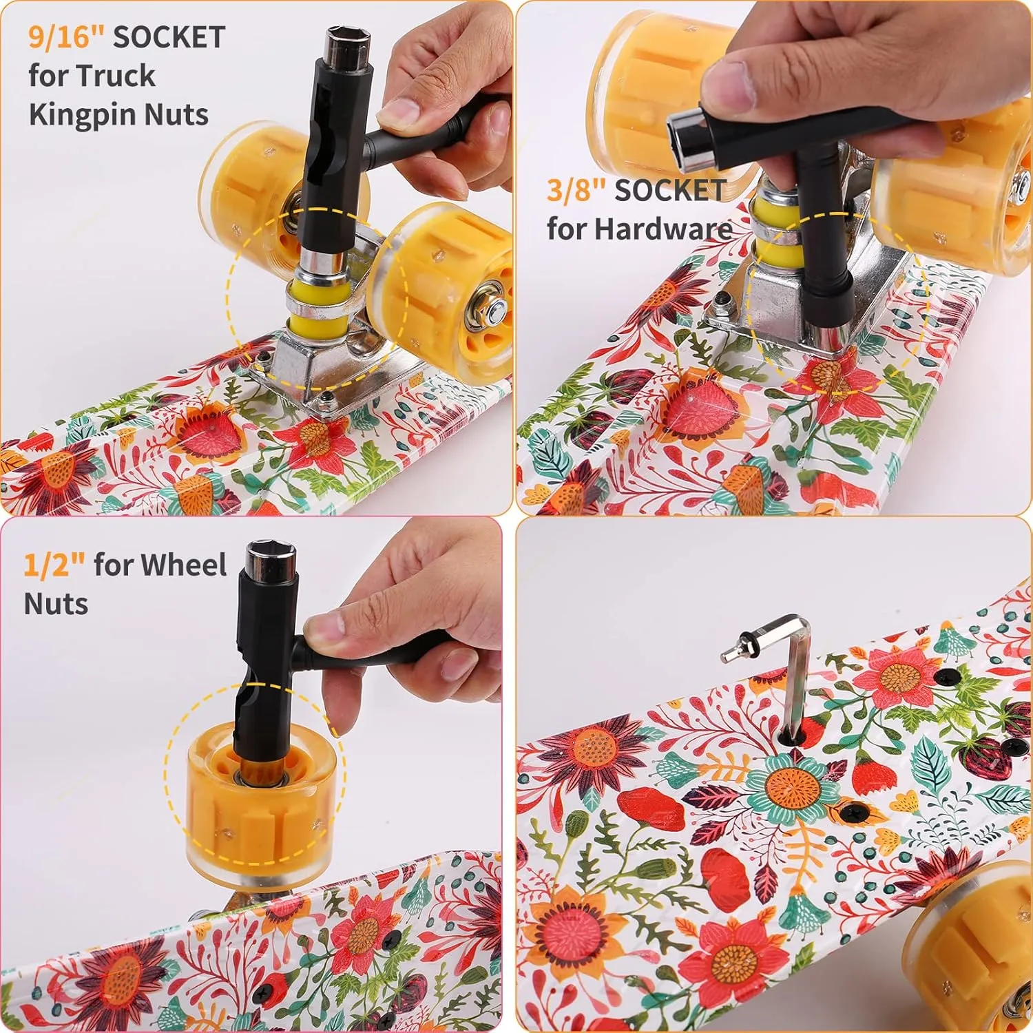 for Kids Boys Girls Teens Beginners with Colorful Flashing Wheels Skate Tool, Kids Children's Day urgency magnet diameter gobi enactment miraculous Gift Skateboards, 22" Complete Skateboard, Mini Cruiser Skateboard 