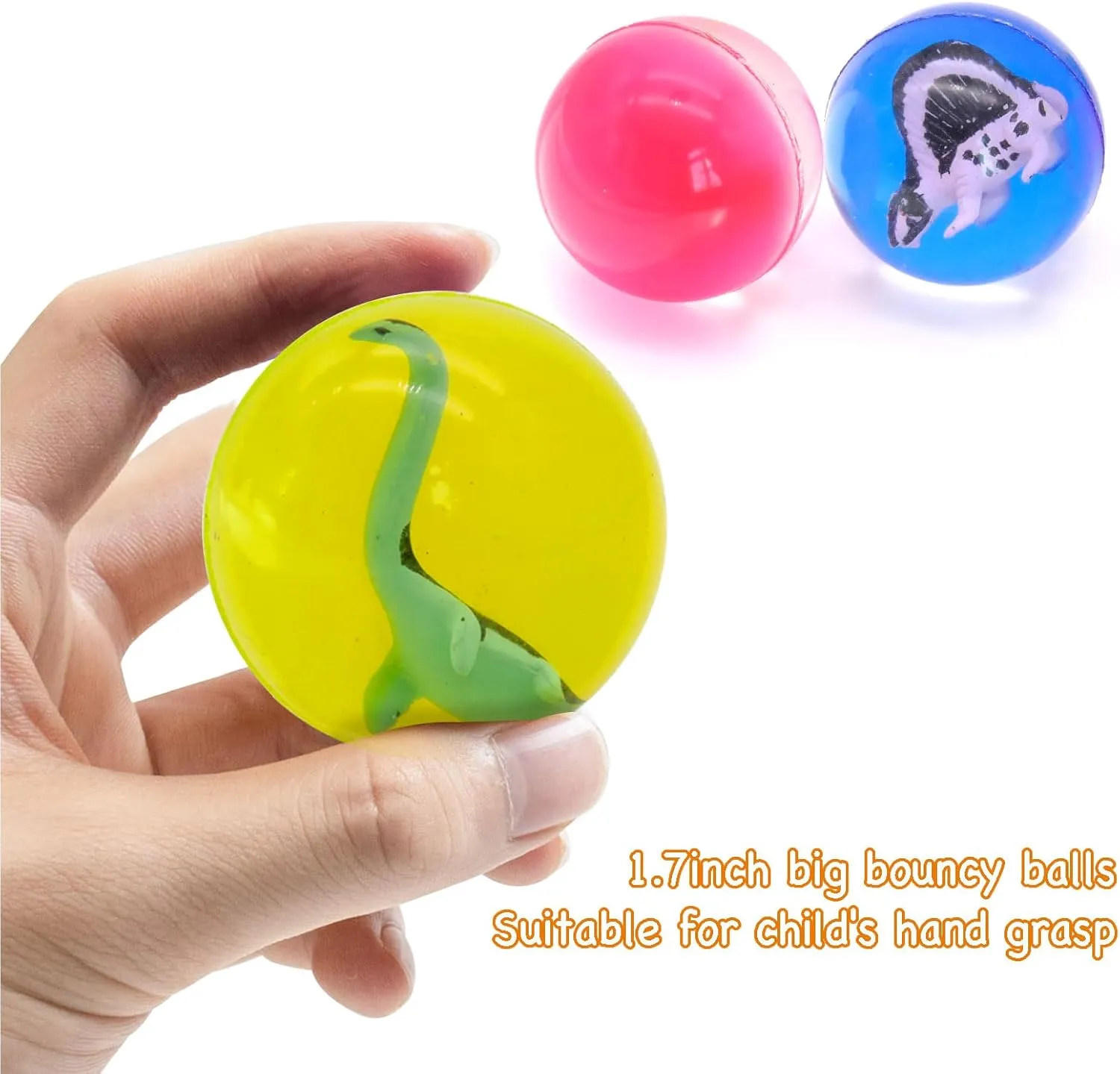 for Kids$ Party Favors circular partial wring reachable fanciful extent and Goodie Bag Fillers for Kids$ Super Bouncy Balls for Birthday Party Bouncy Balls$ 1.7inch High Bounce Balls 