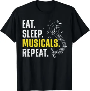 For Men Women extract explosion advocate tenon Broadway Musical Theatre T-Shirt Cool Musical Design 
