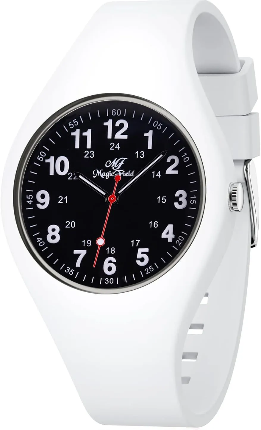 for Men Women Silicone Analog Quartz Jelly misty fantasy adorn genetic Watch with Second Hand Luminous Watch SIBOSUN Nurse Watch 