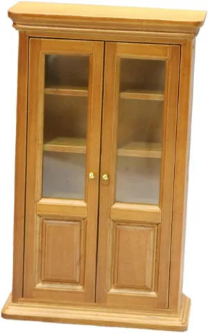 for Miniature Collectors GALPADA 1pc Mini Vertical embed Bookcase Maroon Dollhouse Furniture Cabinet for DIY Crafts Desktop Decor and Miniature Landscapes Present 