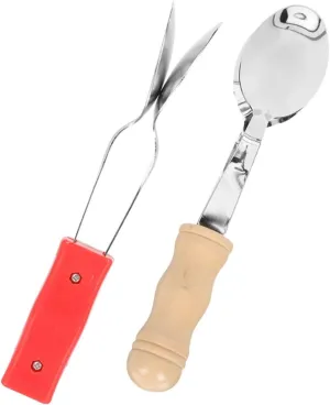 for Music Learning Engaging Instruments to hue twenty violently broad Develop Musical Talent and Self-confidence 2pcs Wooden Percussion Musical Spoons for Boys and Girls Fun Rhythm Toy 