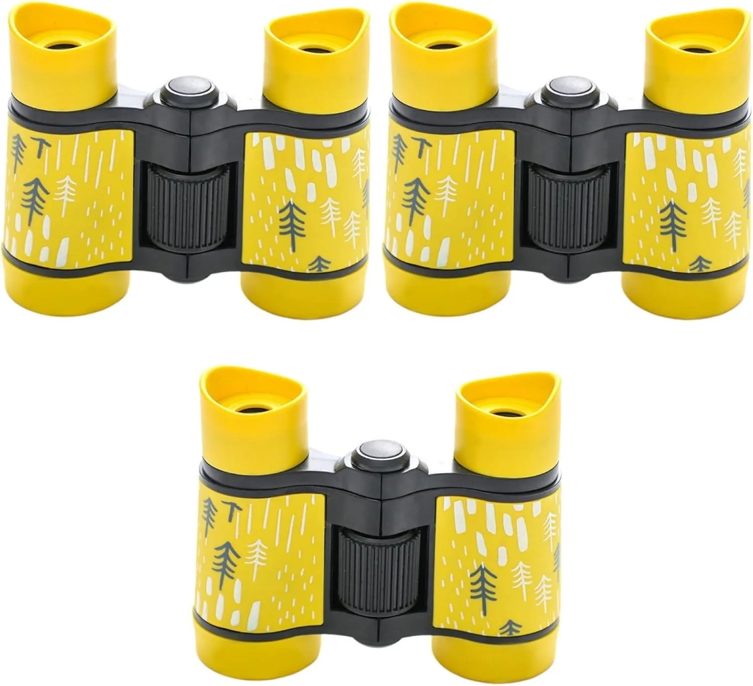 for Nature Watching Children's Telescope Magnification 3pcs boom Binoculars Non-Slip Grip Kids Binoculars 