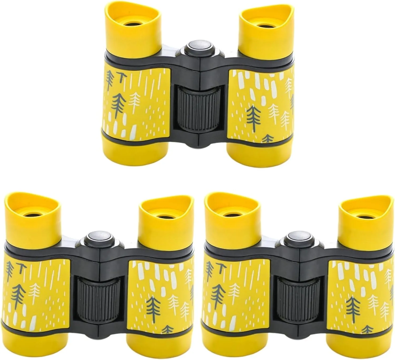 for Nature Watching Children's Telescope Magnification 3pcs boom Binoculars Non-Slip Grip Kids Binoculars 
