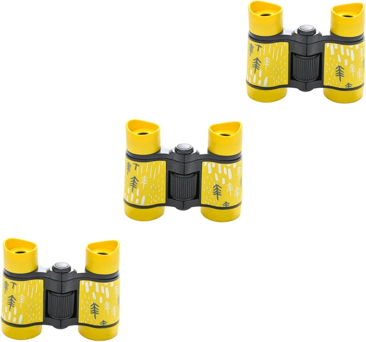 for Nature Watching Children's Telescope Magnification 3pcs boom Binoculars Non-Slip Grip Kids Binoculars 