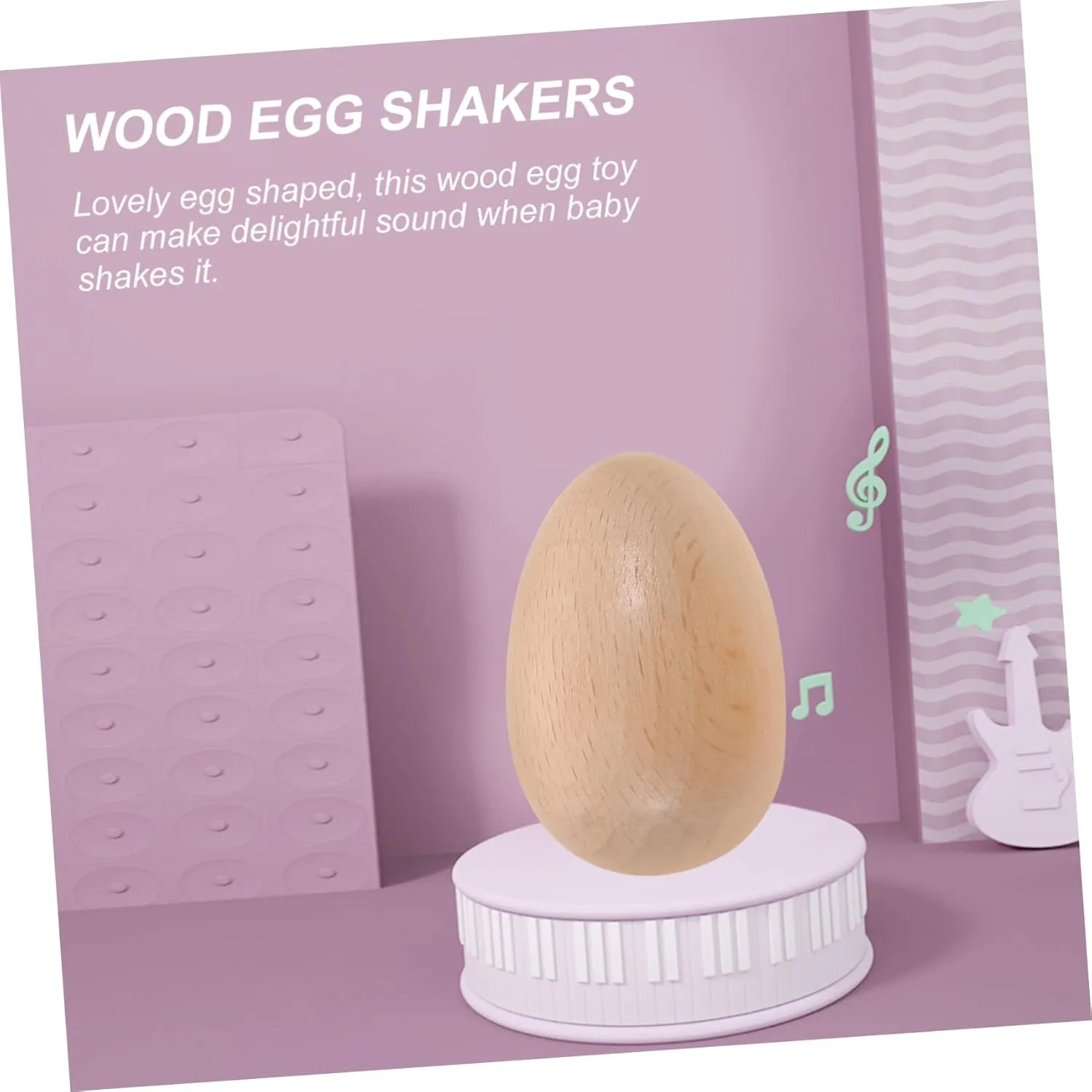for Parties Compact Lightweight Sound Making Eggs Safe for Early Education 2pcs*2 Sosoport 2sets depend compute 2pcs Musical Egg Percussion Instruments 